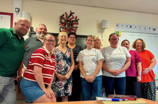 Picture of team members attending the Mental Health Training
